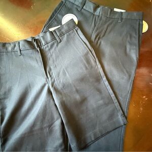 Lot of 2 - NEW Flynn O'Hara Uniform Twill Pants & Shorts Boy Size 14R Dark Navy